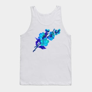 Blue Flower Tank Top